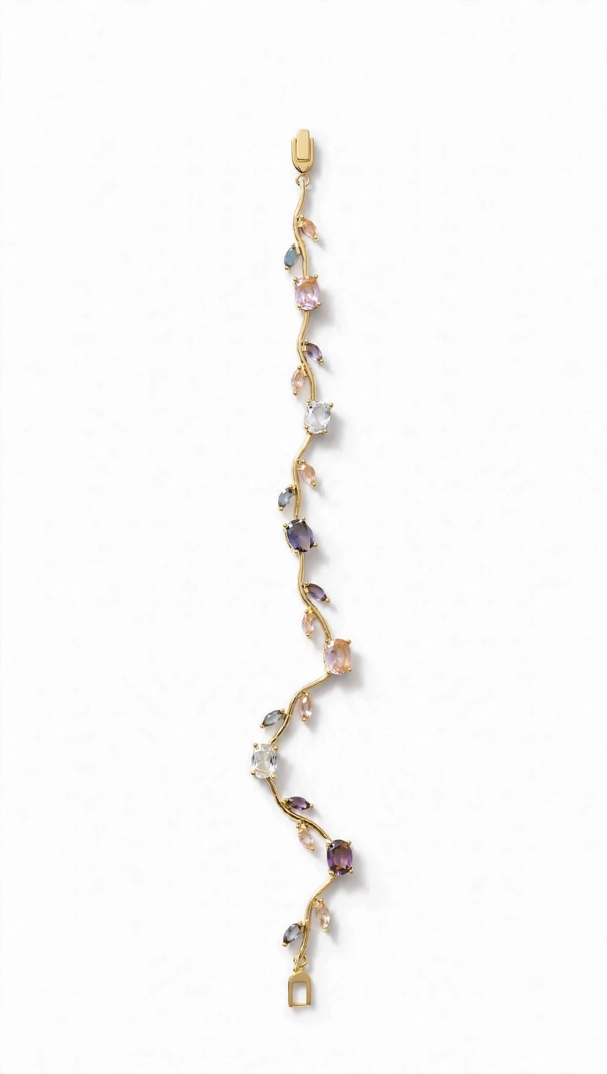 Crystal Tulip Vine Bracelet