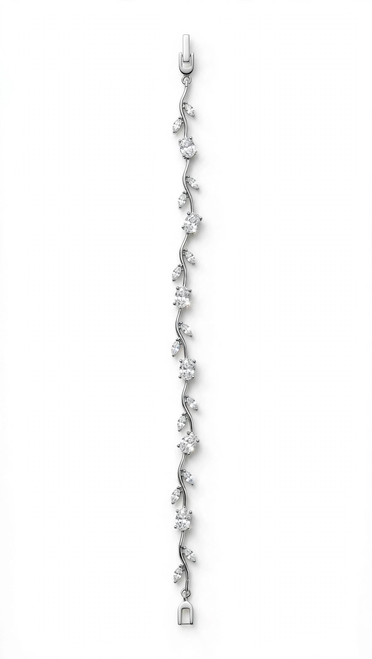 Crystal Tulip Vine Bracelet