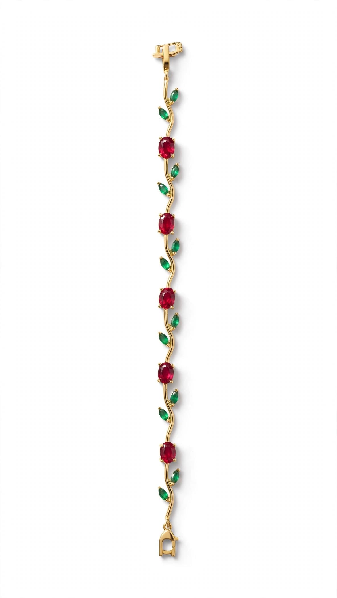 Crystal Tulip Vine Bracelet