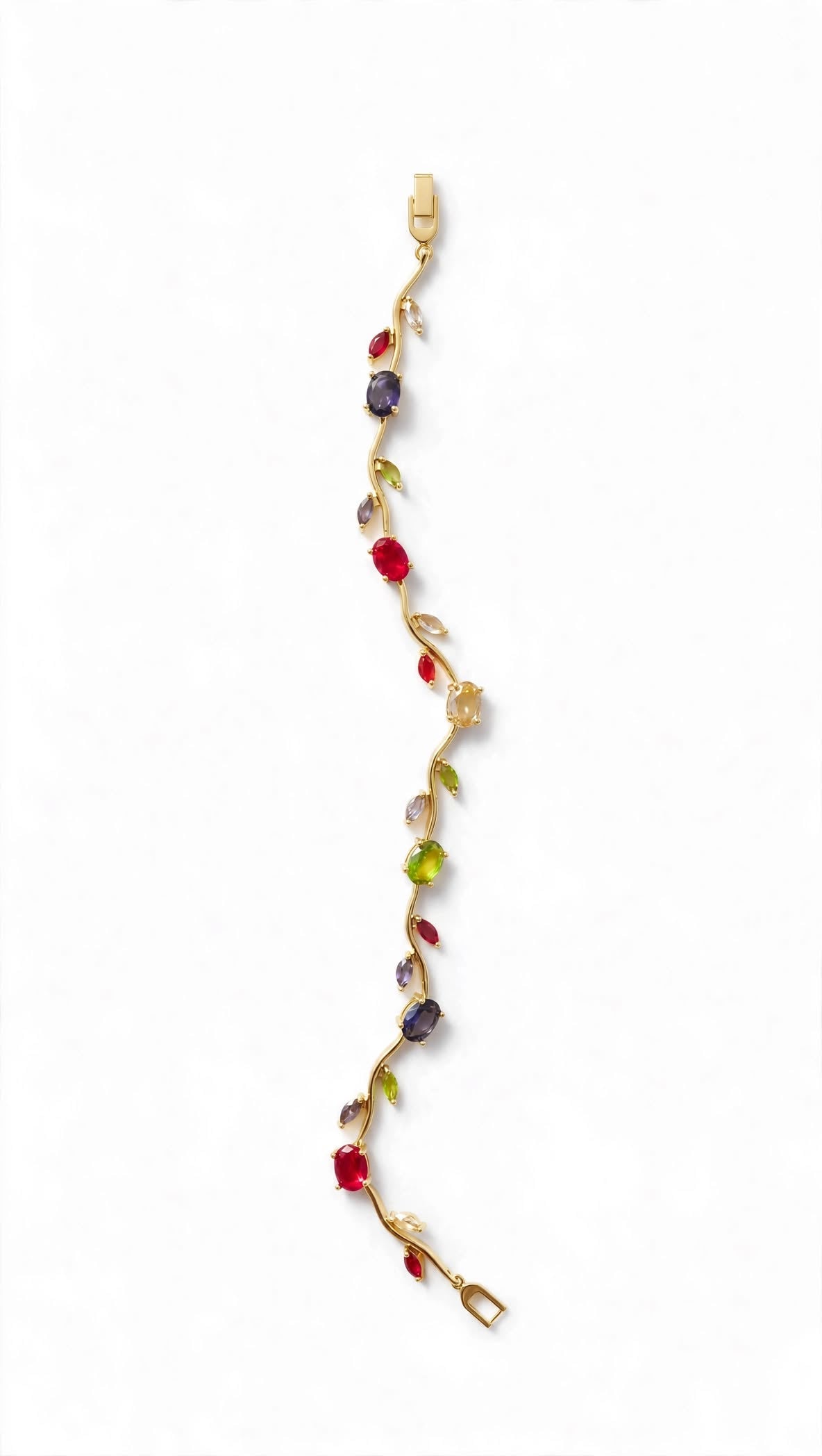 Crystal Tulip Vine Bracelet